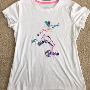 Umbro girls colorful soccer tee